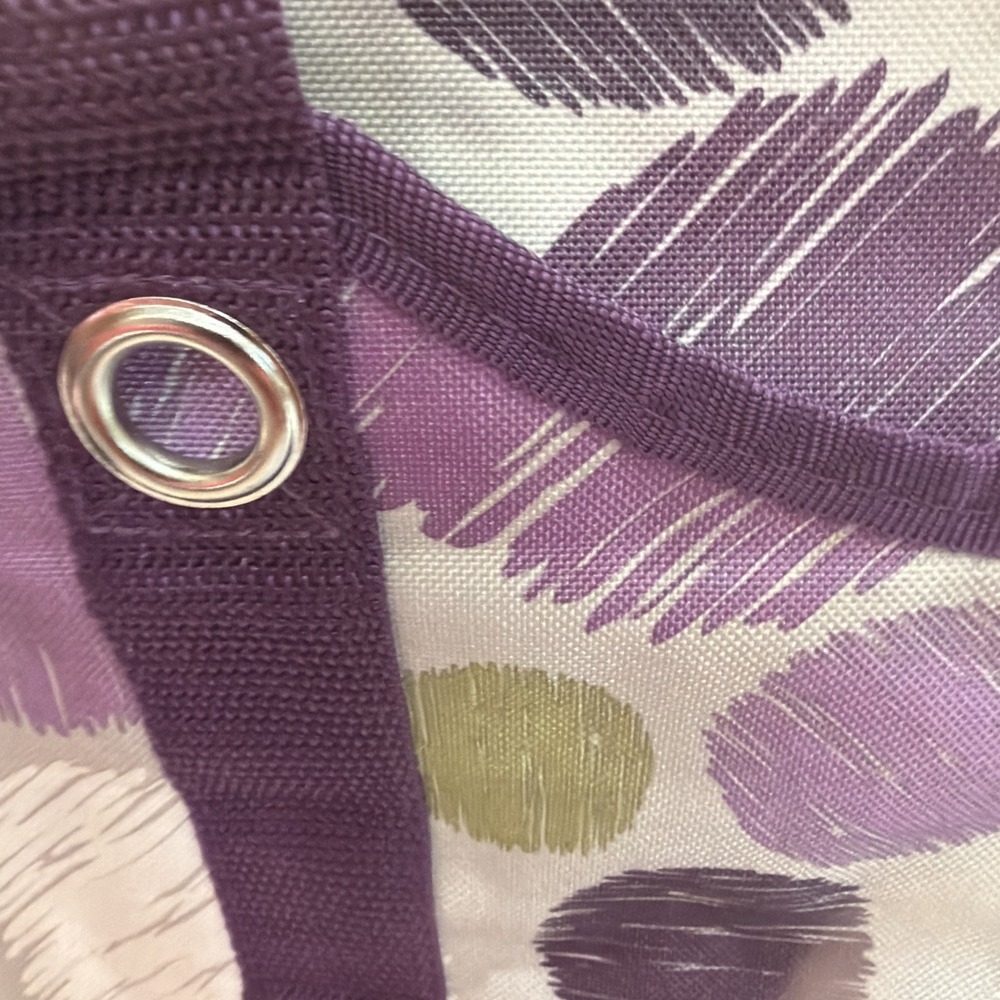 Thirty One Tote All-Day Organizing "Sketchy Dot"  Zipper Top Bag New - Picture 3 of 11